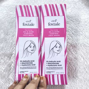 Foxtale Oil &amp; Acne Control Face Wash (2 Units)