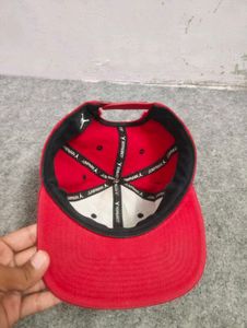 Red Jordan Snapback Hat