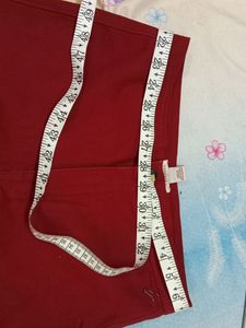 FOREVER 21 Women's Red Pant