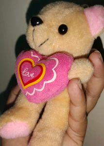 Cute Teddy Bear with Love Heart