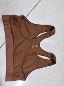 Comfortable Brown Sports Bra