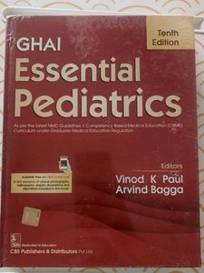 Ghai Essential Pediatrics Tenth Edition