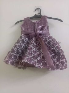 Cute Purple Rose Dress