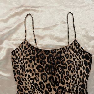 Leopard Print Bodysuit
