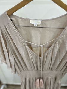 PALE PINK CURVY Bohemian Maxi Dress