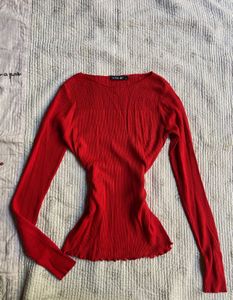chic ribbeb fitted top