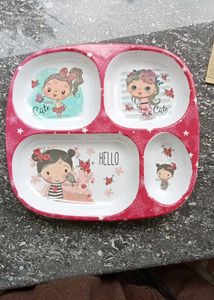Cute Divided Toddler Plate