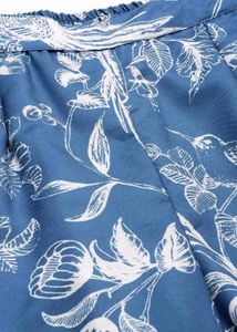 Blue Printed Kurta Set