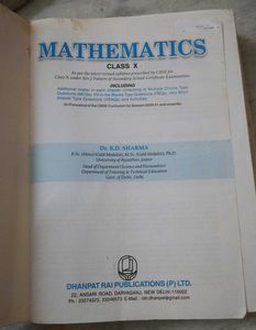 R.D. Sharma Mathematics Class 10 Book