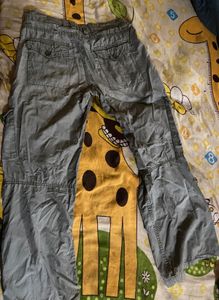 Comfortable Grey Cargo Pants