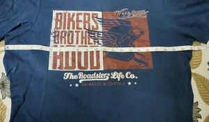 Men's Blue Graphic T-Shirt