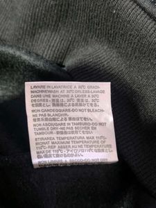 Off-White Style Black Hoodie
