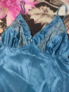PRICE ⏬Satin Nighty with Robe free size(S to XXL)