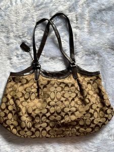 Coach Monogram Tote Bag