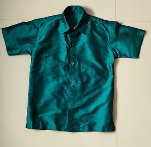 Traditional South Indian 10yrs  Boys Set Of Silk C