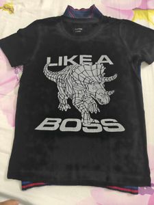 Set of 5 tshirts - 6-8yrs