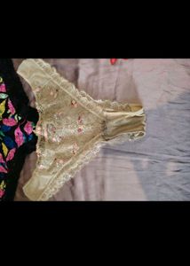 Lace &amp; Printed Briefs - Set of 4