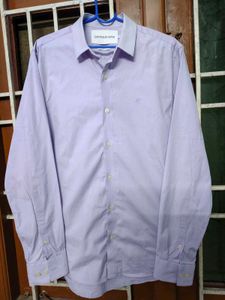 Calvin Klein Jeans Men's Lavender Shirt