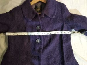 Vintage Purple Wool Coat