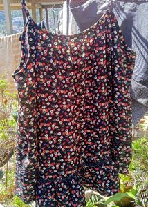 Floral Print Spaghetti Strap top