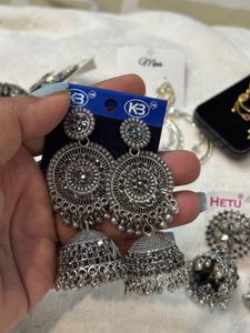 3 pair Elegant Jhumka Earrings
