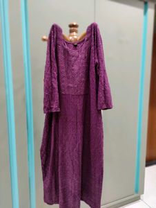 Elegant Purple Kurta