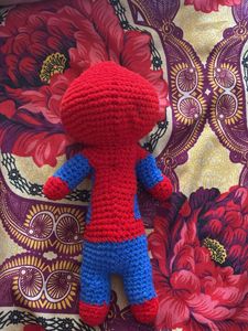 Crocheted Spiderman Toy