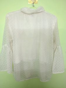 White Crop Shirt