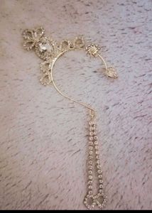 Elegant Dangle Earrings with Rhinestones