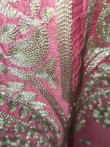 Festive Kurta Intact,embroidery And Lining.