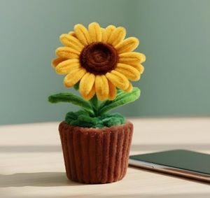 sunflower pot