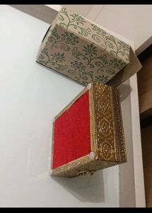 Antique Gold Embossed Box