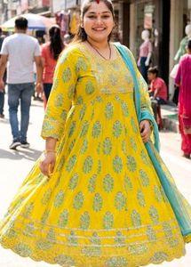 combo Beautiful Yellow Kurta and duppata pant bo