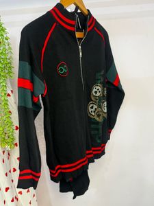 Designer Knit Sweater with Teddy Bear Embellishmen