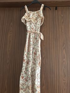 Floral Print Off-Shoulder Jumpsuit