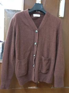 Brown Cardigan Sweater