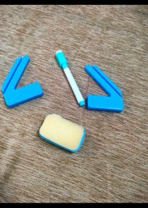 Kids Drawing Board with Magnetic Letters
