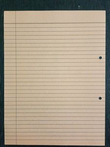 Colourful File Paper