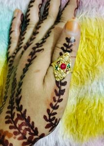 Elegant Gold-Plated Statement Ring