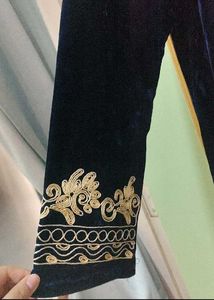 Exquisite Velvet Kurta Set
