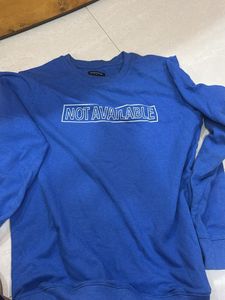 Blue Graphic Sweatshirt