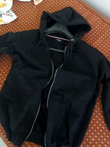 Black Zip-Up Hoodie