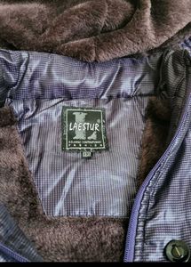 Cozy Purple Plaid Winter Jacket