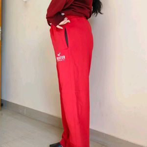 Hollister Red Sweatpants
