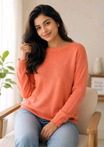 Cozy Coral Sweater