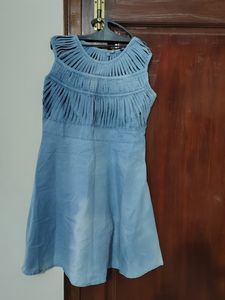 shaded blue denim dress new with tags