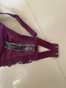 Elegant burgundy Lace Bra