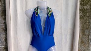 I. Stunning Royal Halter Neck One-Piece Swims