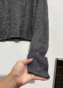 Sparkly Knit Top - Stradivarius