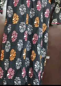 Multi Floral Print Kurti For 38 Bust